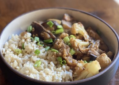 Cauliflower & Eggplant Curry