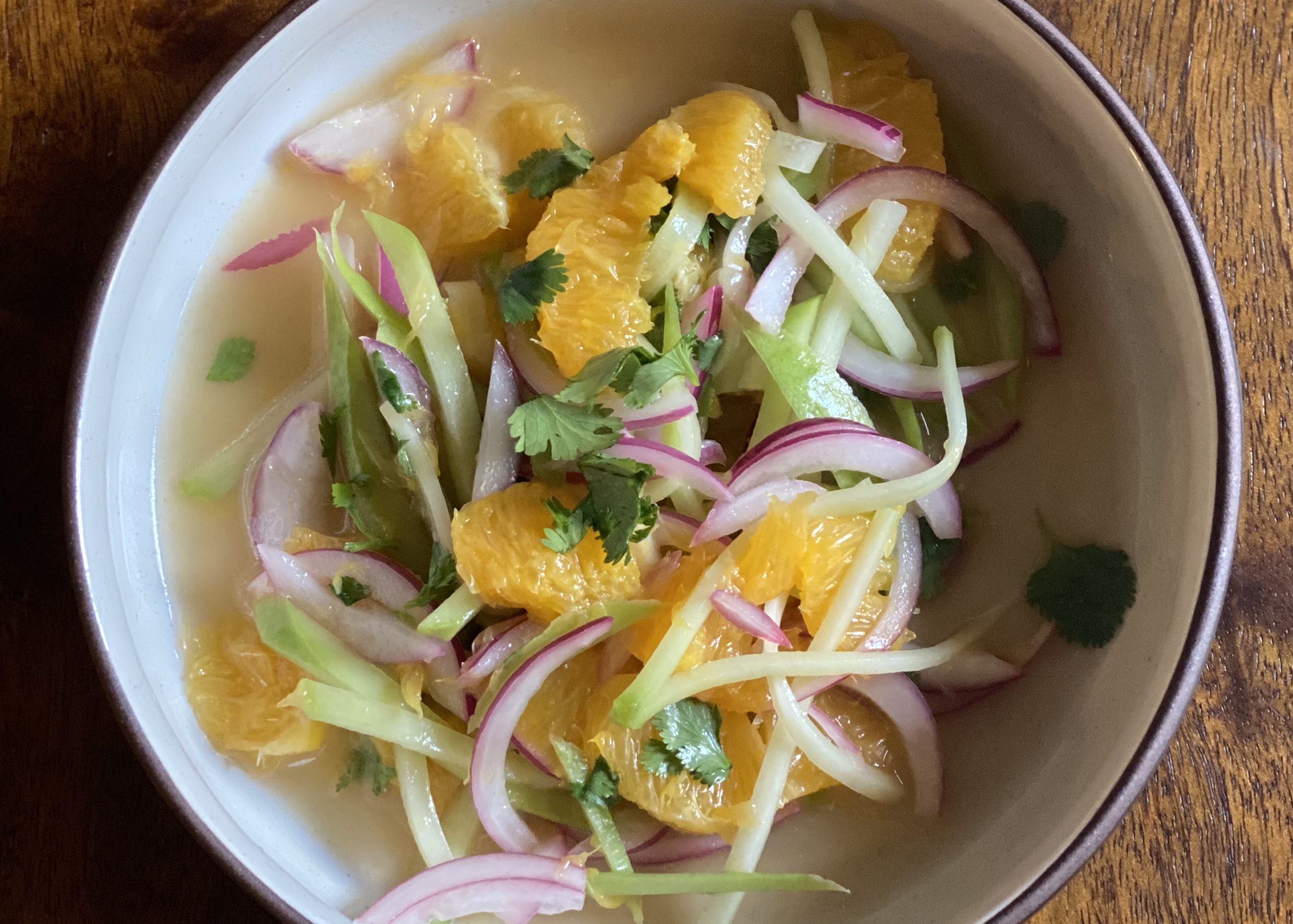 Chayote Citrus Salad